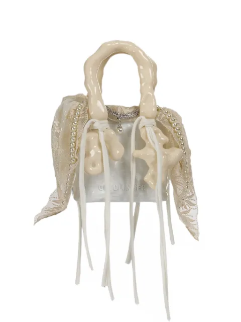 Ottolinger lace-trimmed ceramic backpack