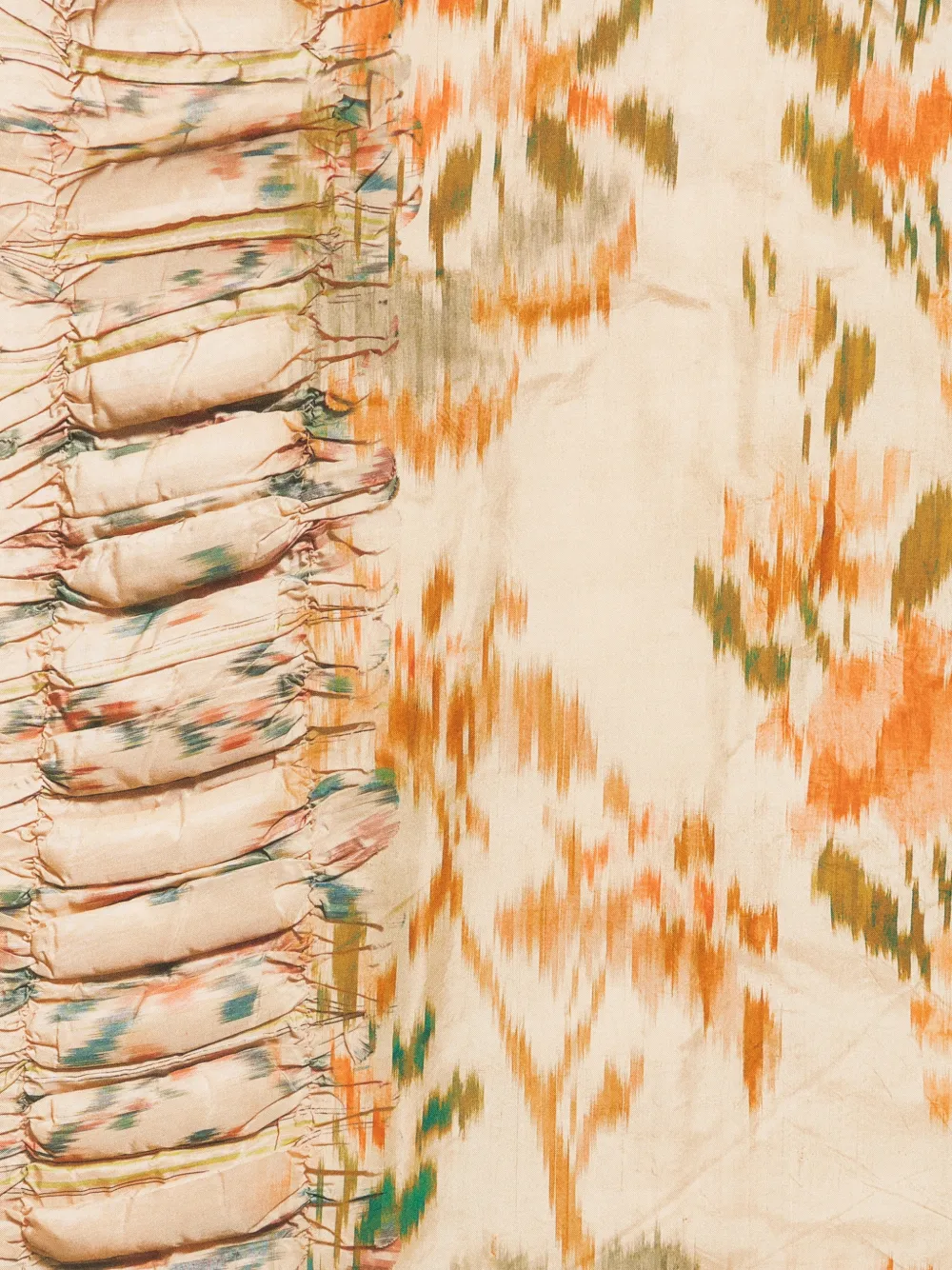 Pierre-Louis Mascia Sjaal met bloemjacquard Beige
