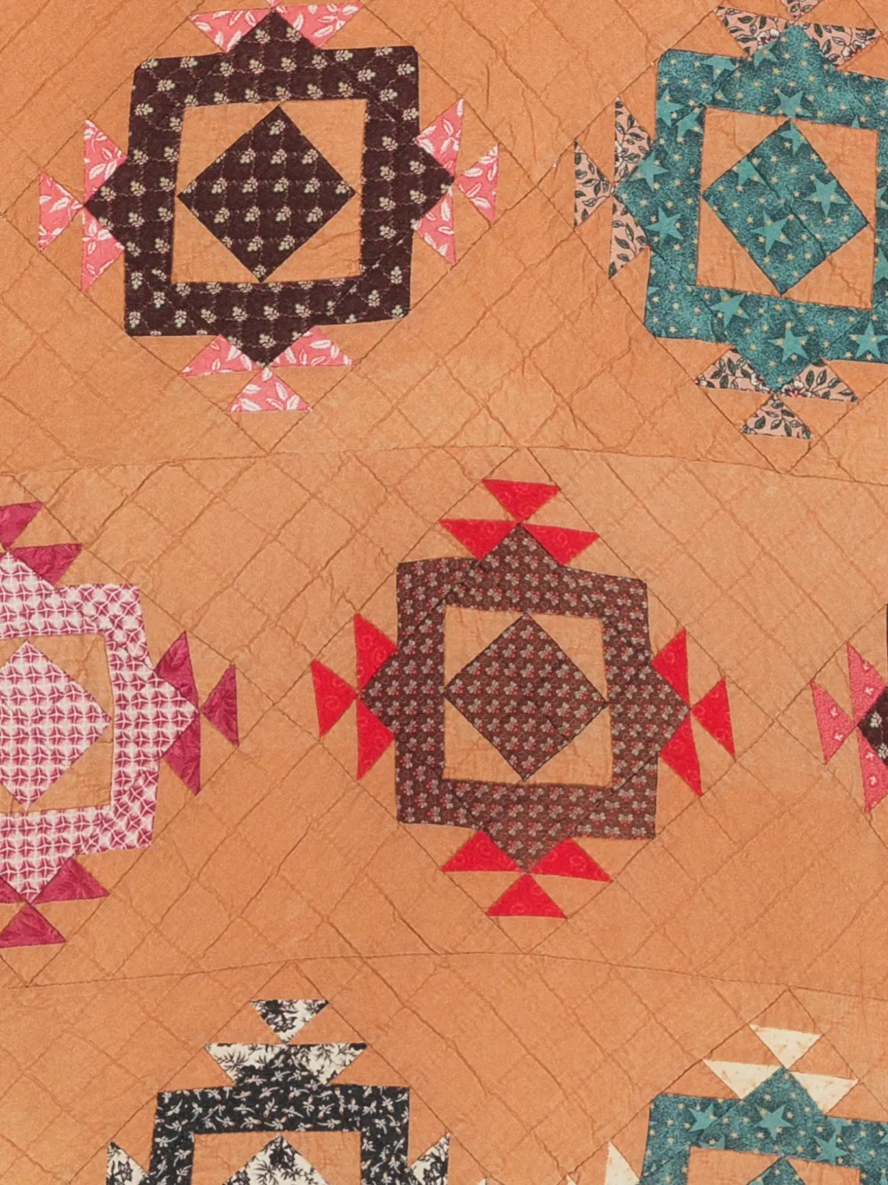 Pierre-Louis Mascia Sjaal met geometrische print en franje Beige