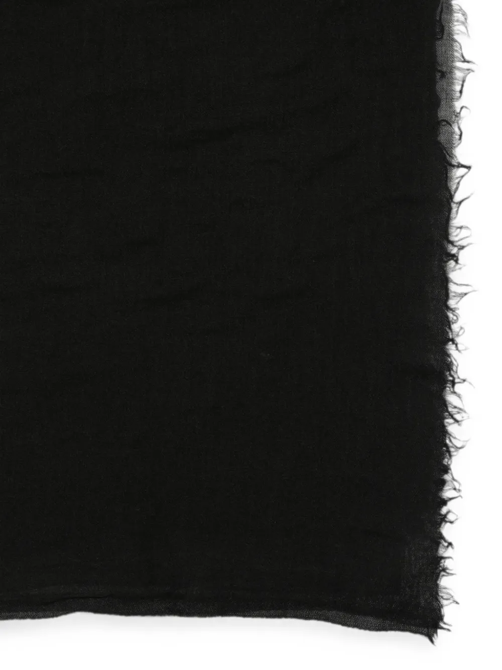 Rick Owens Sjaal met franje Zwart