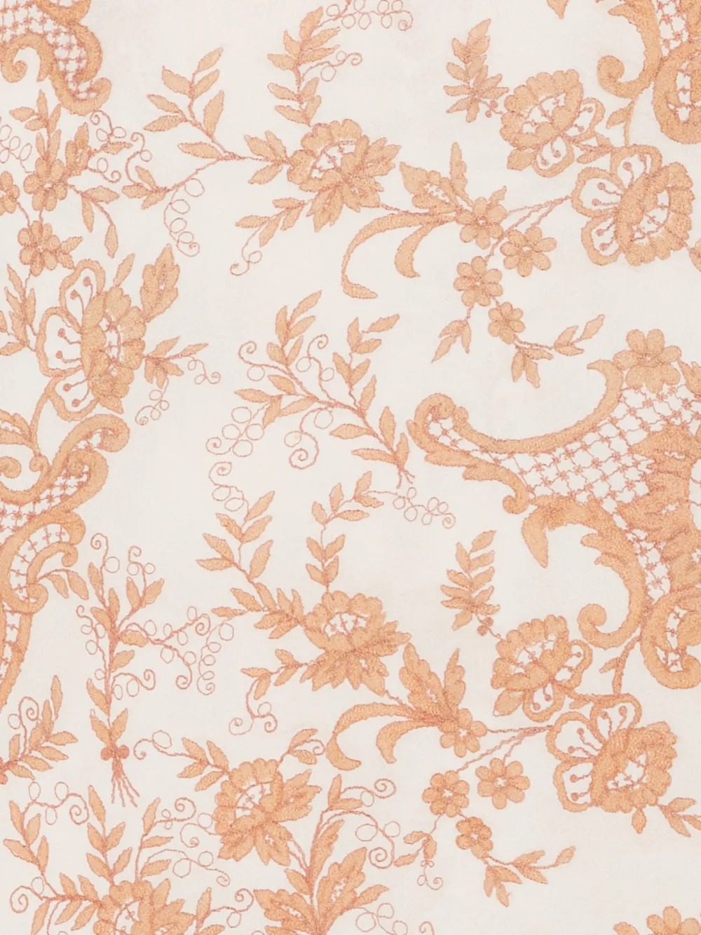 Pierre-Louis Mascia Sjaal met bloemenprint en franje Beige