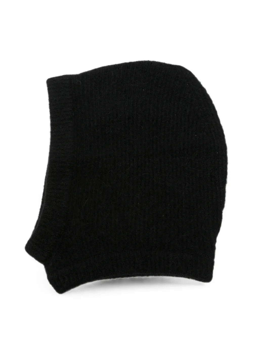 Rick Owens ribbed-knit balaclava - Nero
