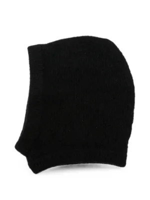 Simone Rocha Knitted crystal-embellished Balaclava Hat | Black