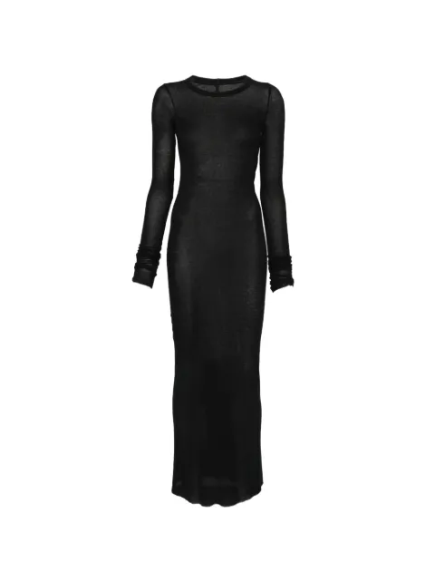 Rick Owens ribbed long-sleeve dress
