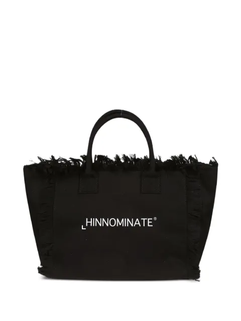 HINNOMINATE large fringe-trim tote bag