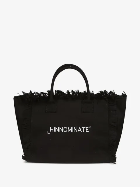 HINNOMINATE large fringe-trim tote bag