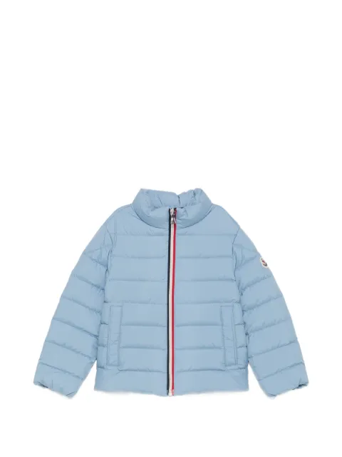 Moncler Enfant quilted logo-patch jacket