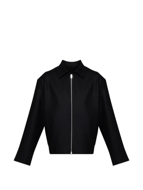 Jil Sander zip-up wool jacket