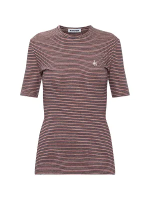 Jil Sander ストライプ Tシャツ | ブルー | FARFETCH JP