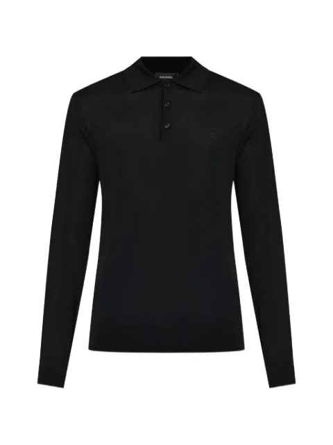 DSQUARED2 button-down polo-collar sweater