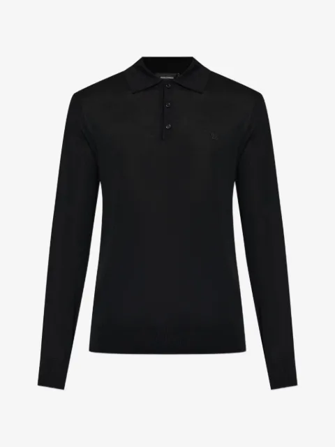 DSQUARED2 button-down polo-collar sweater