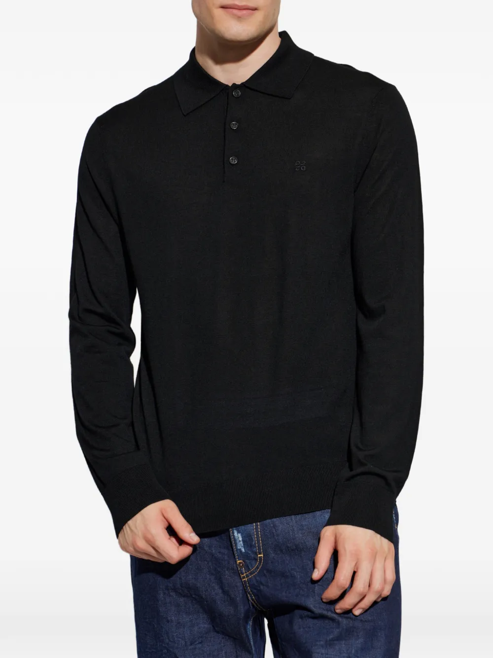DSQUARED2 Trui met polokraag Zwart