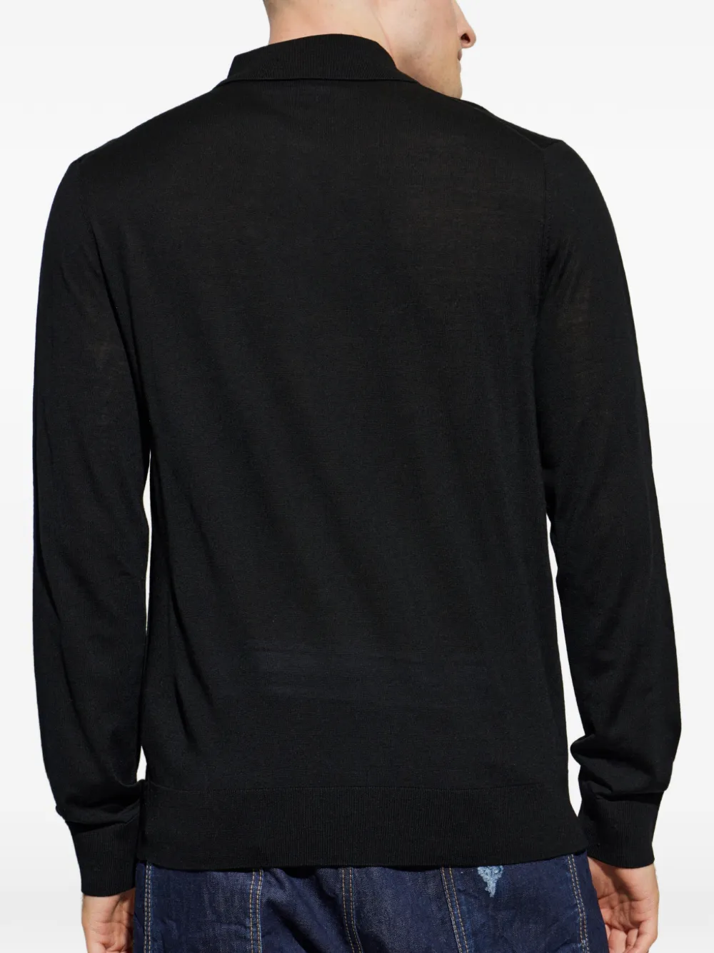 DSQUARED2 Trui met polokraag Zwart