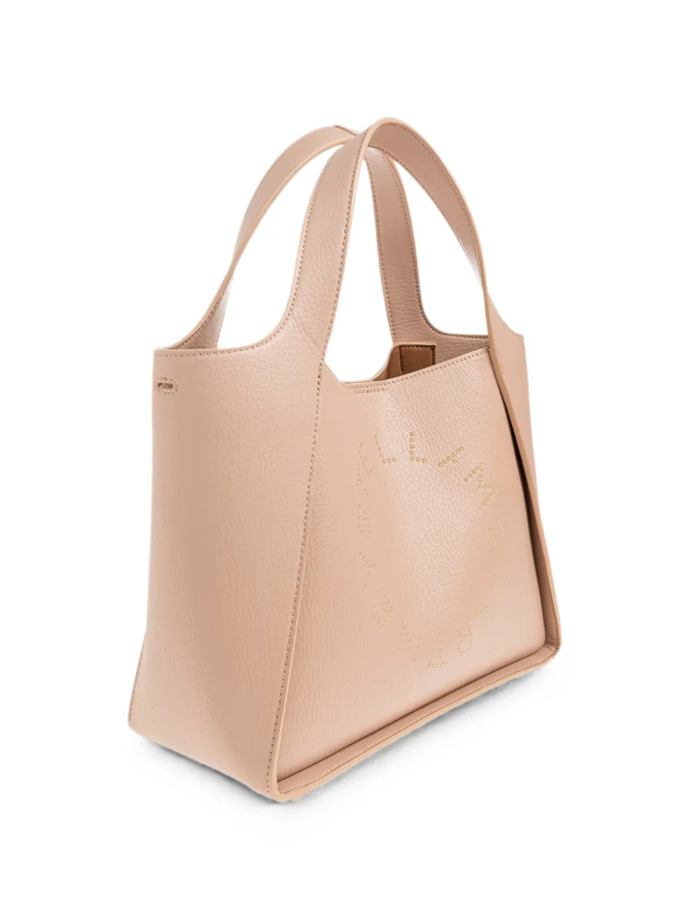 Stella McCartney Crossbody shopper met logo Beige