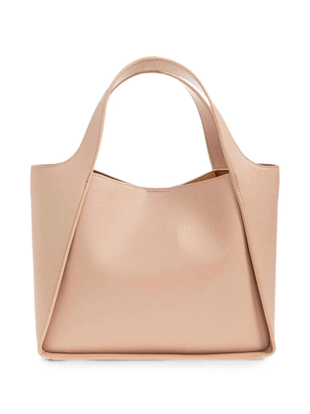 Stella McCartney Crossbody shopper met logo Beige
