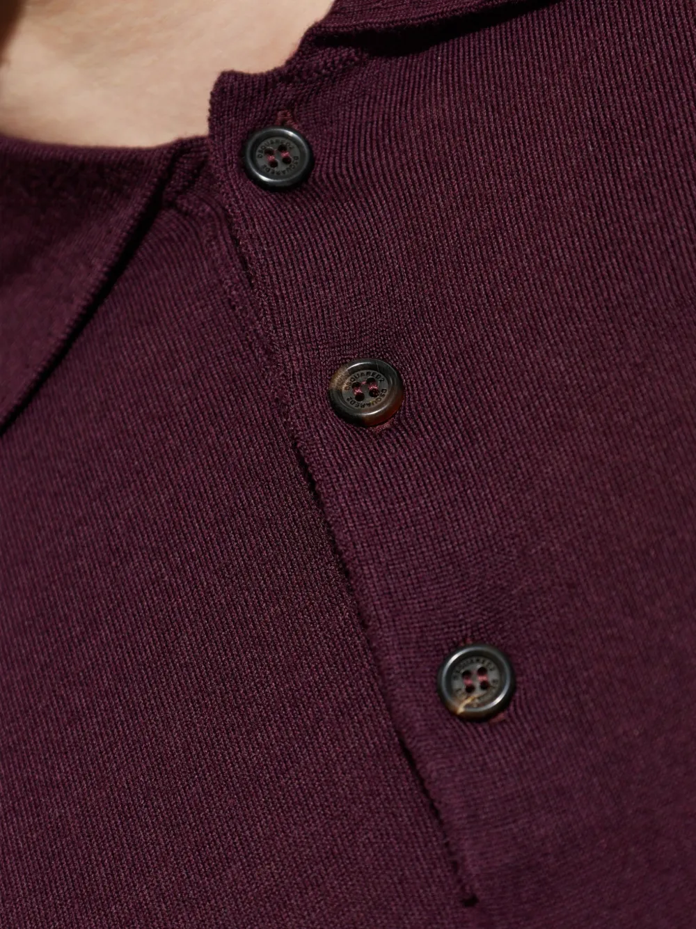 DSQUARED2 Polotrui met knopen Rood