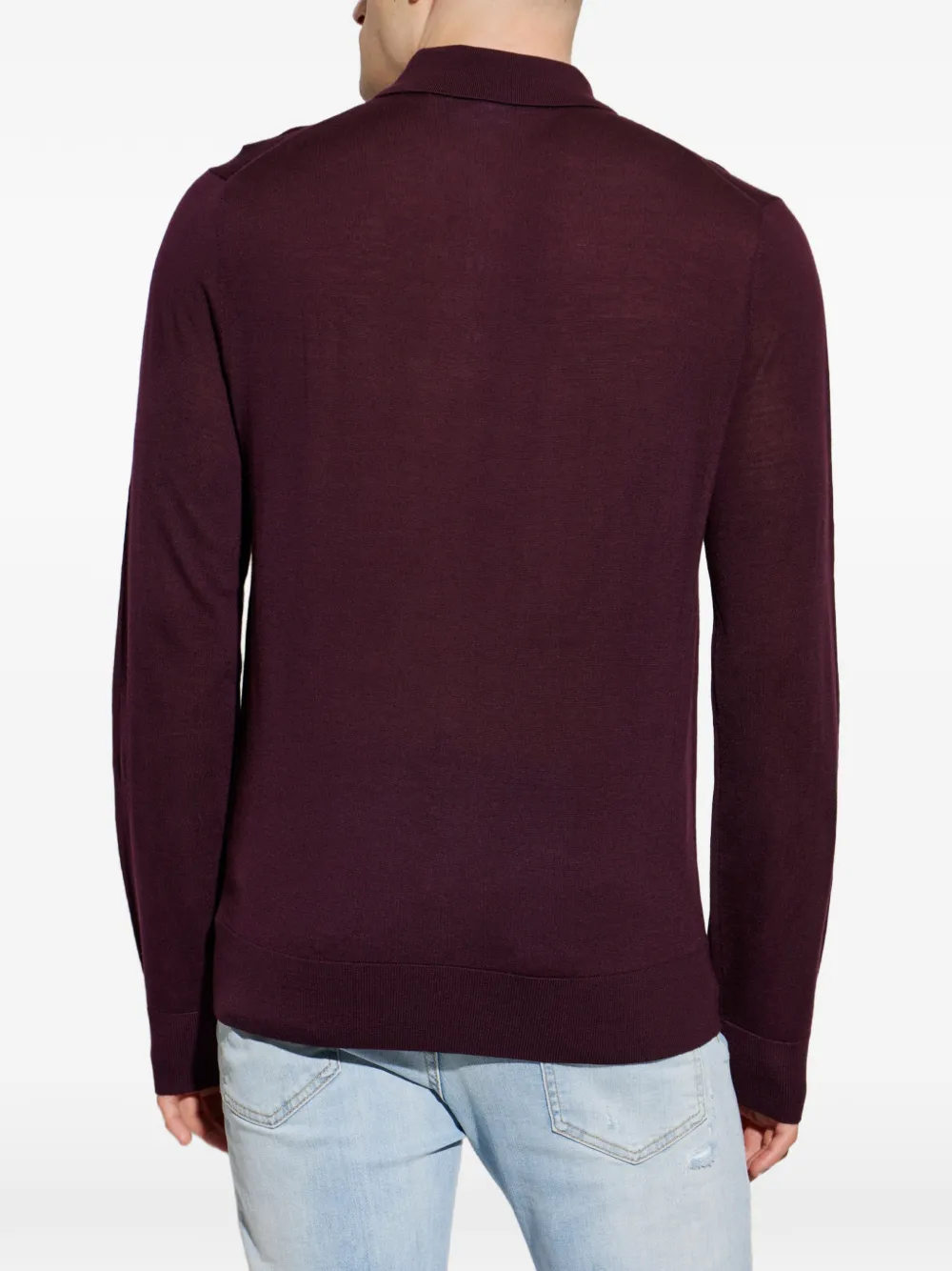 DSQUARED2 Polotrui met knopen Rood
