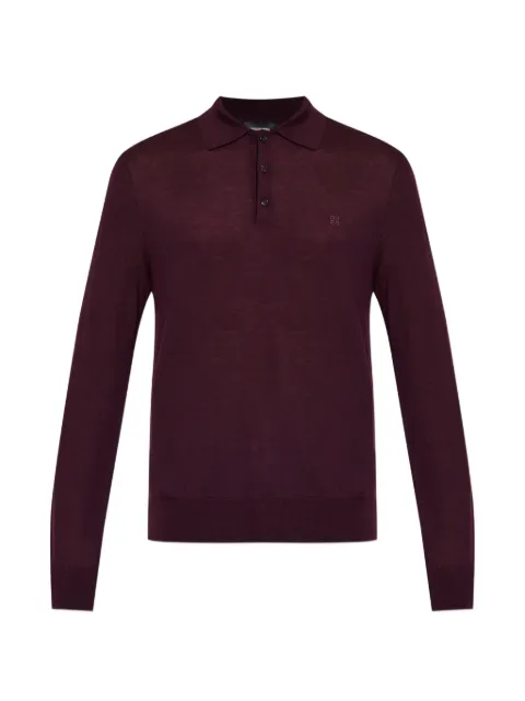 DSQUARED2 button-up polo sweater
