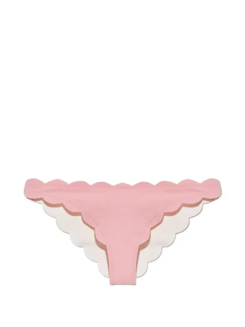 Marysia scalloped-edge bikini bottoms