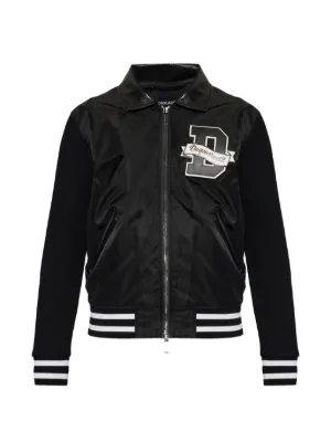 AMIRI ボンバージャケット | ブラック | FARFETCH JP