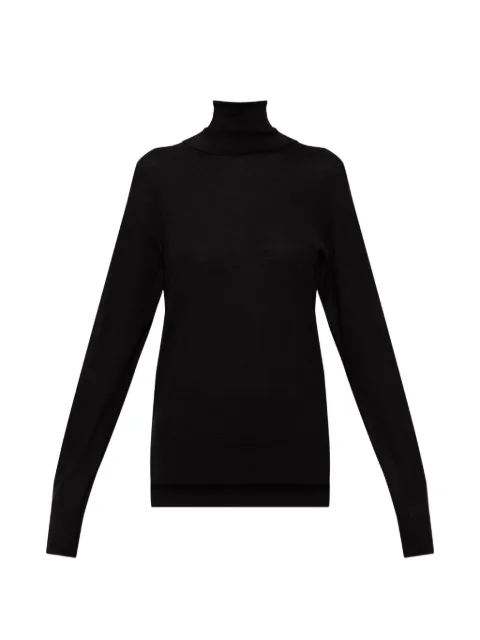 Jil Sander suéter con cuello de tortuga