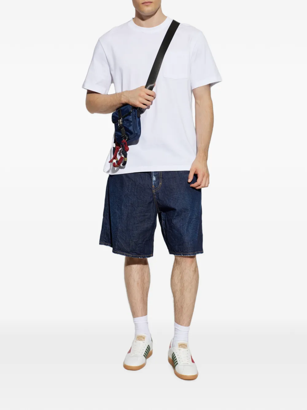 DSQUARED2 T-shirt met borstzak Wit