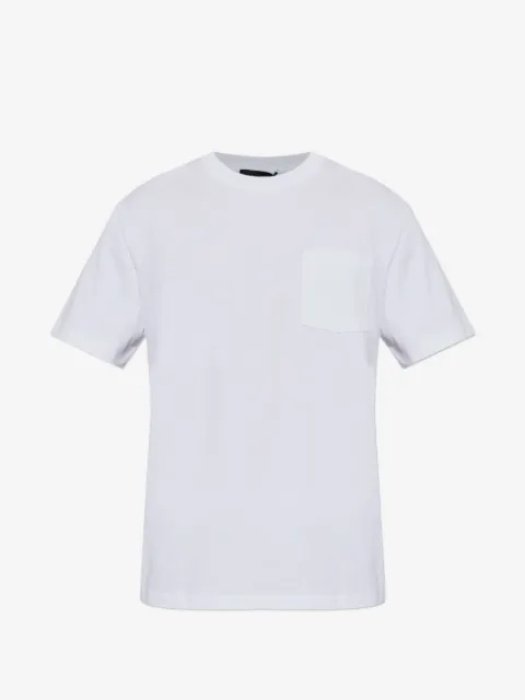 DSQUARED2 playera con bolsillo en el pecho y logo estampado