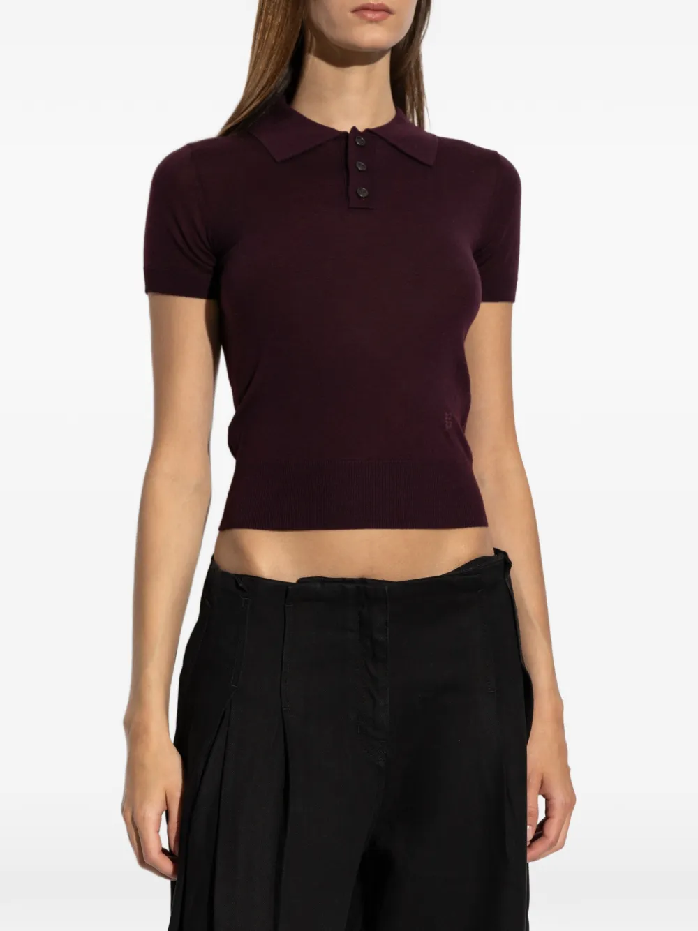 DSQUARED2 Wollen poloshirt Rood