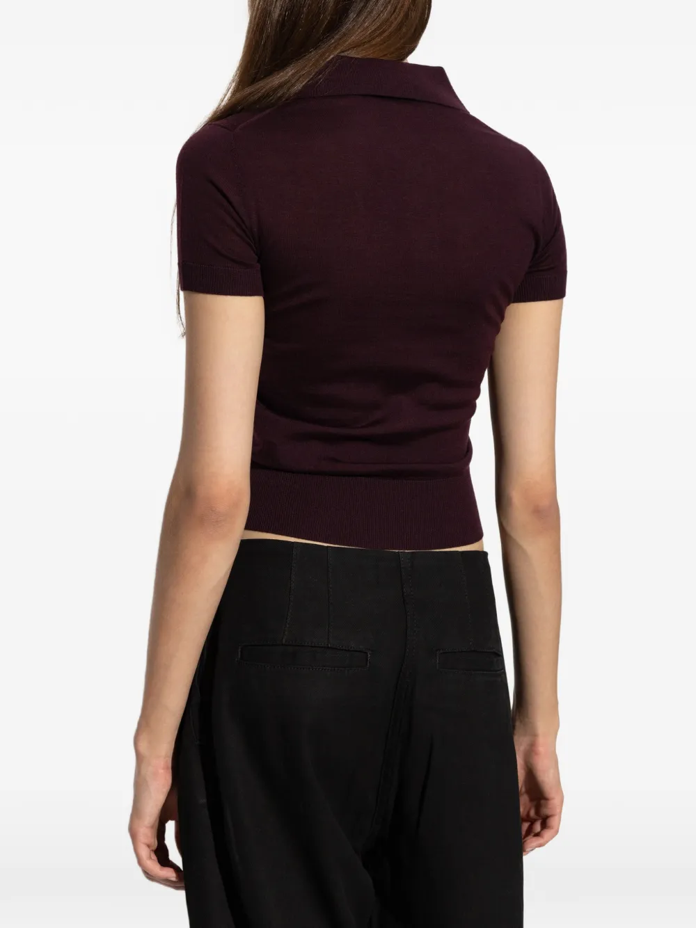 DSQUARED2 Wollen poloshirt Rood
