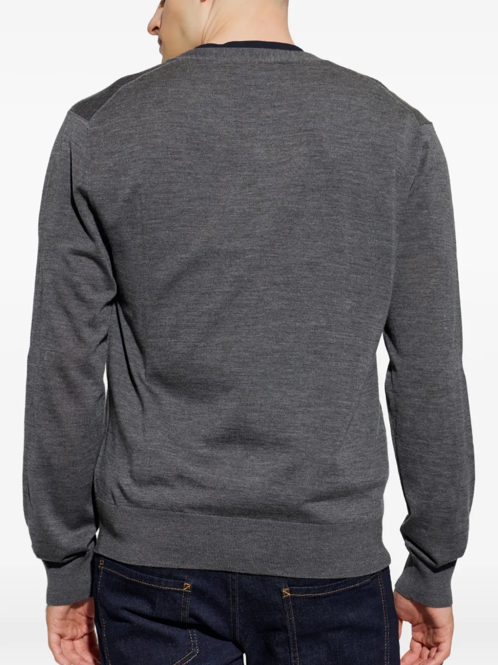 DSQUARED2 Vest met geborduurd logo en V-hals Grijs