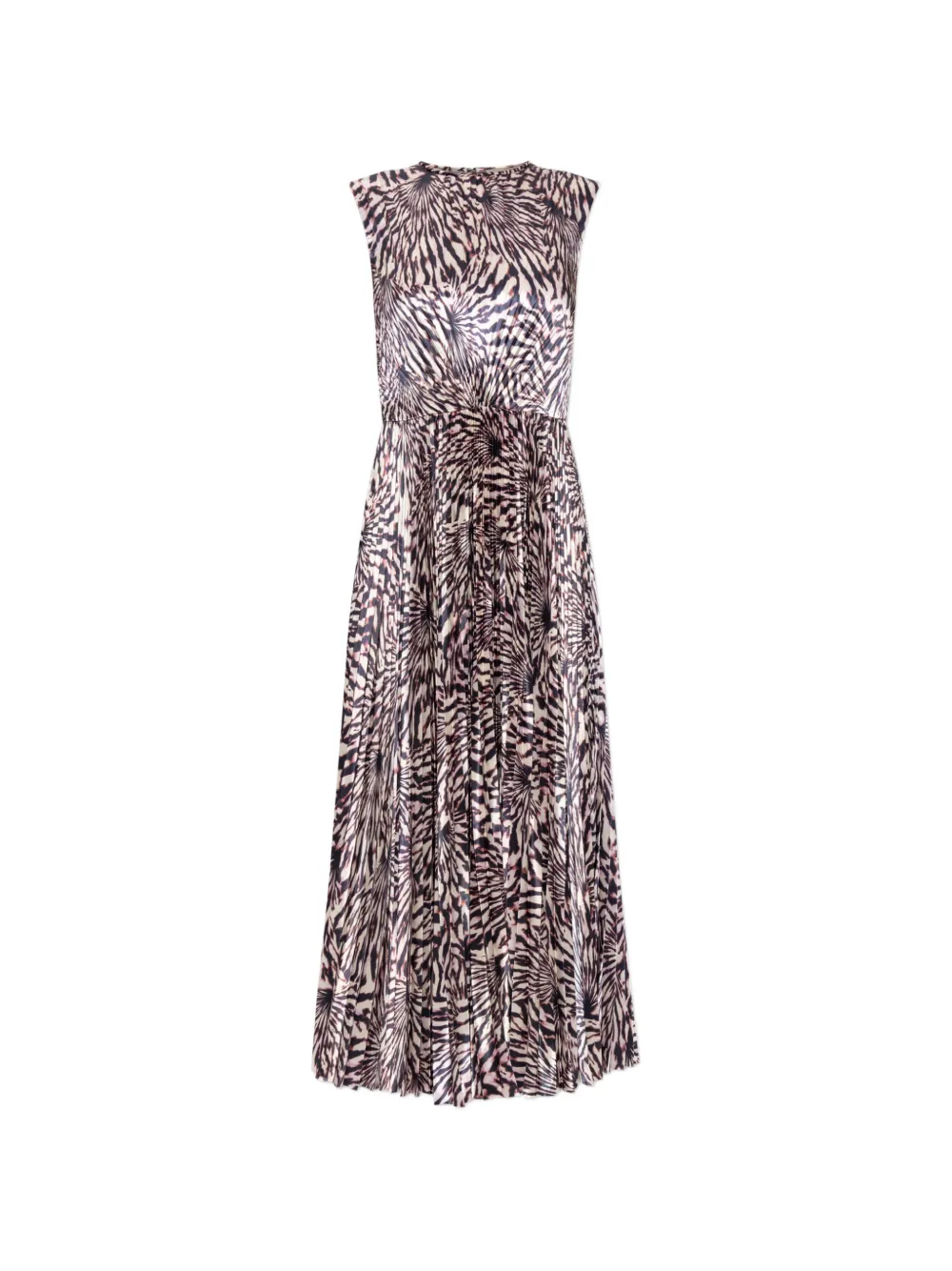 Ulla Johnson Abito midi con stampa - Nero