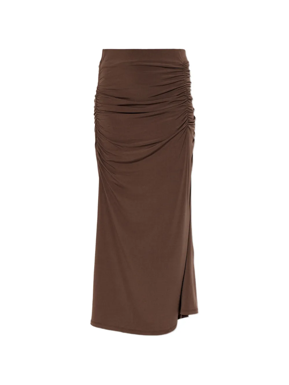 Gestuz Gzsaily ruched maxi skirt - Marrone