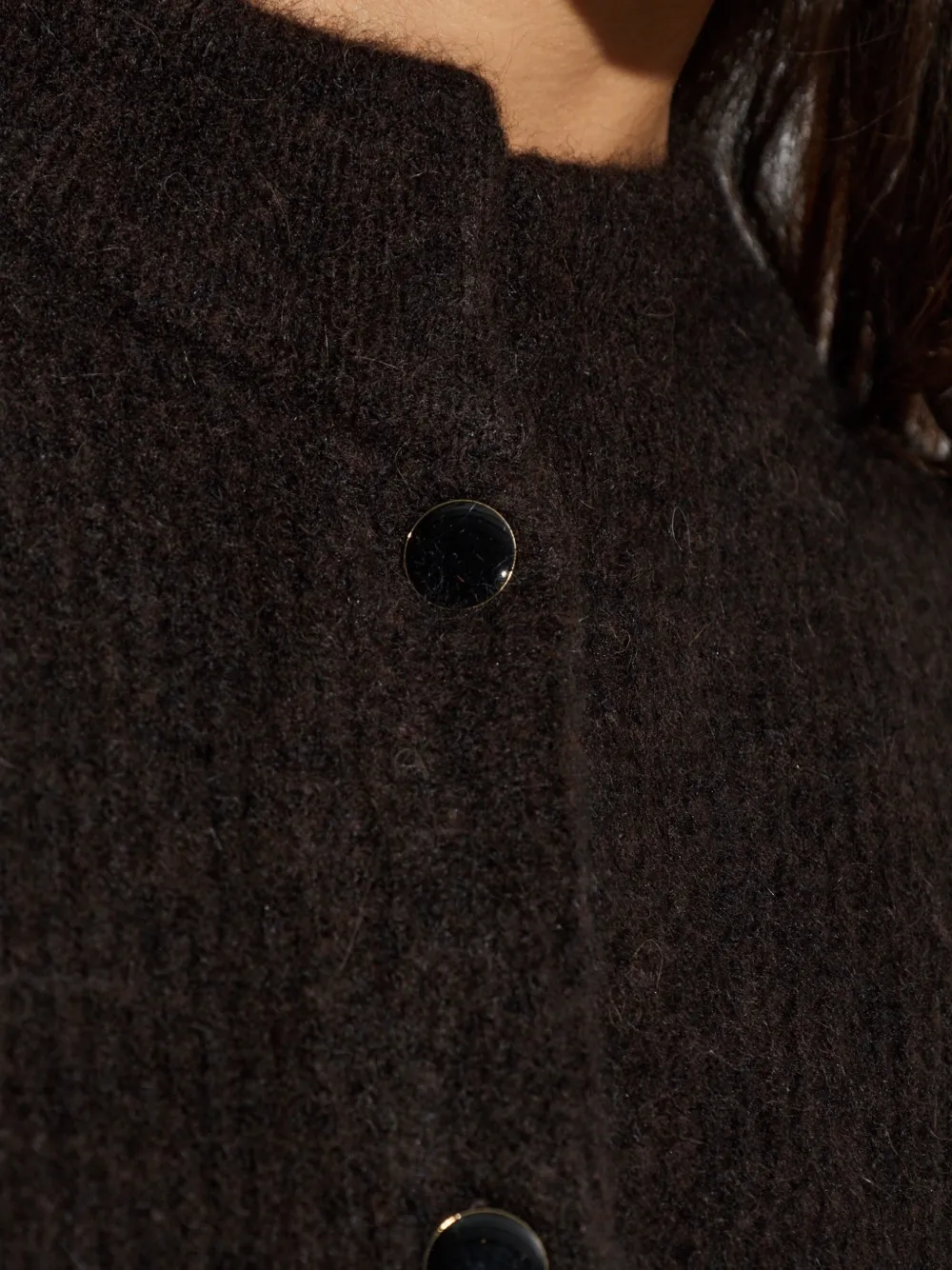 Gestuz AlphaGZ button-up vest Bruin