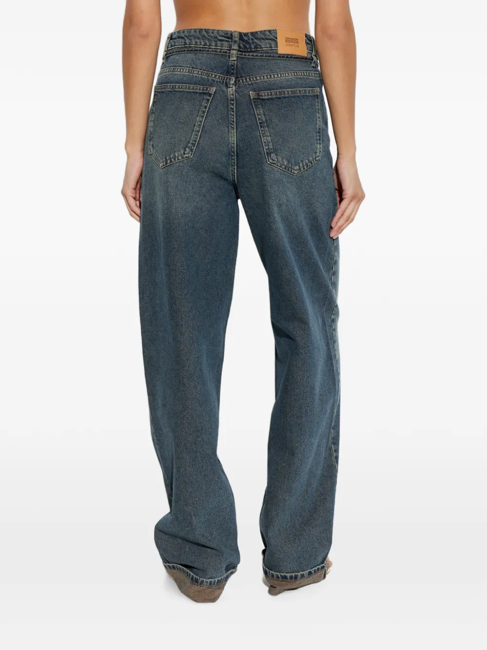 Gestuz Gzsusara jeans met striksluiting Blauw