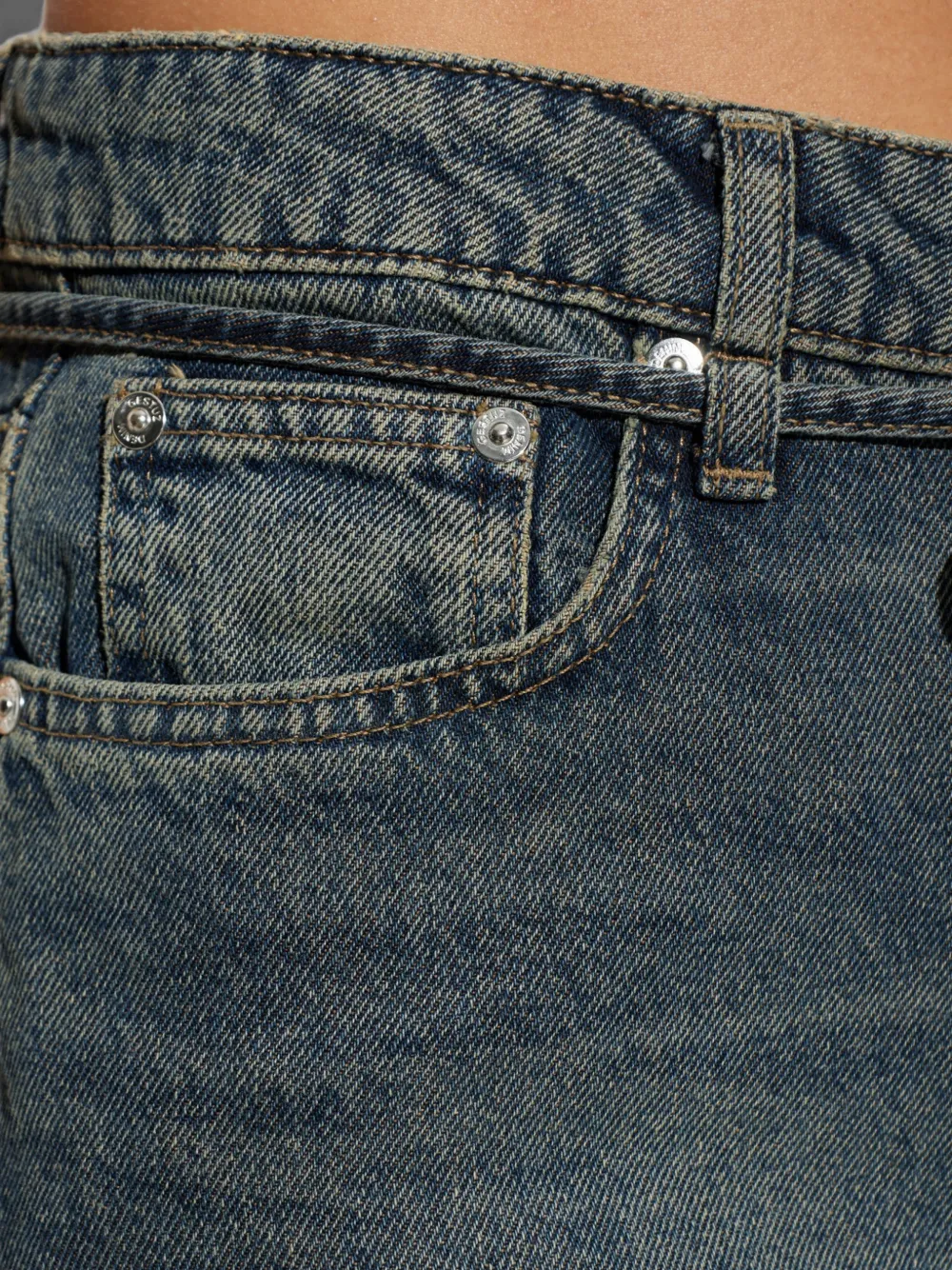 Gestuz Gzsusara jeans met striksluiting Blauw