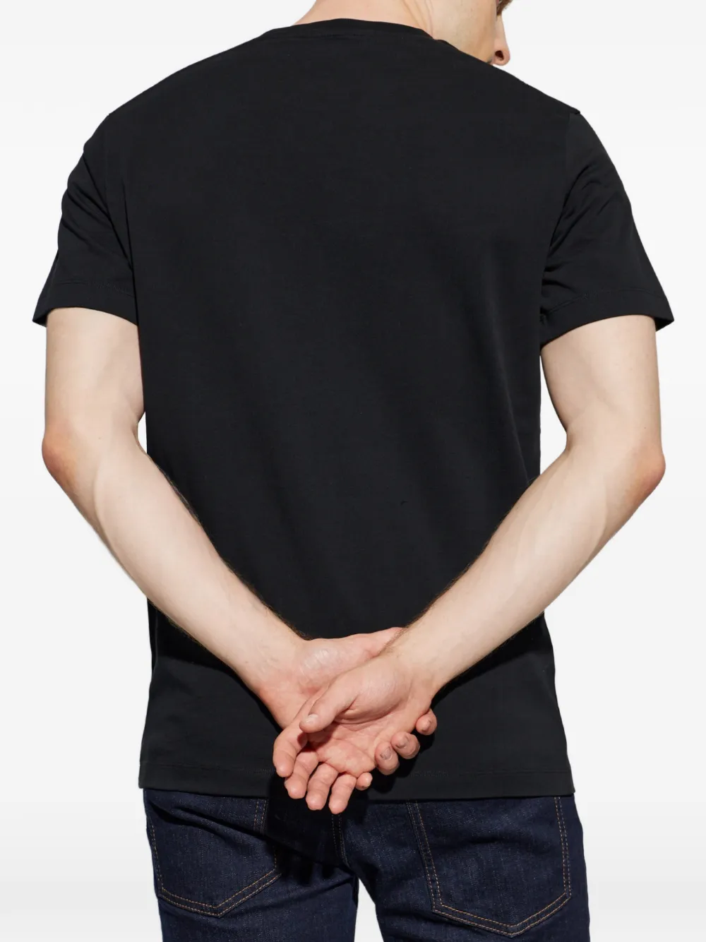 DSQUARED2 T-shirt met logopatch Zwart