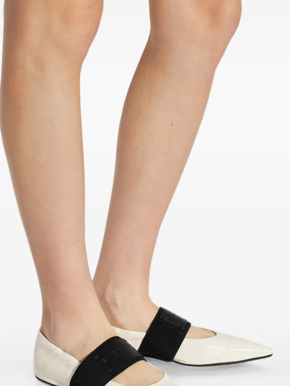 Givenchy Crush ballerina's met puntige neus Beige