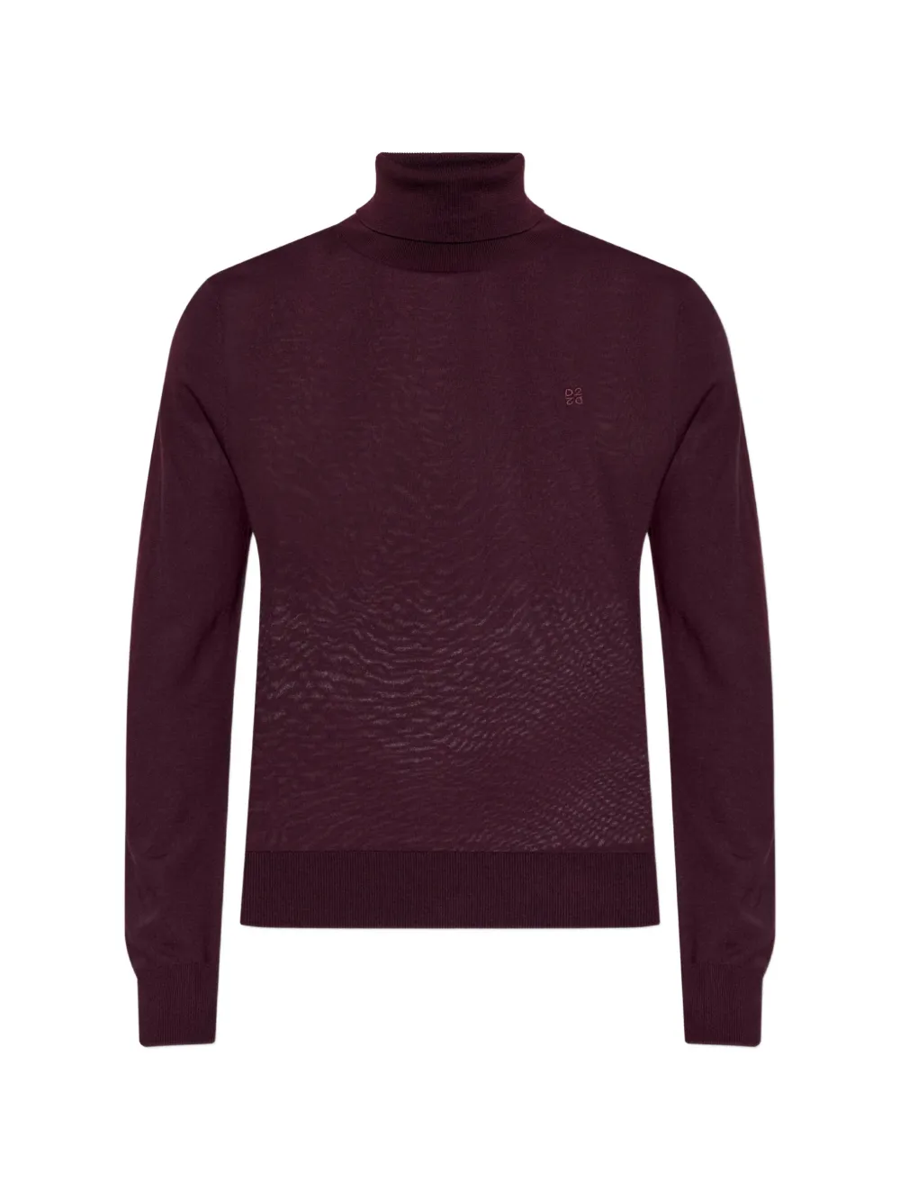 DSQUARED2 roll-neck embroidered-logo T-shirt - Rosso