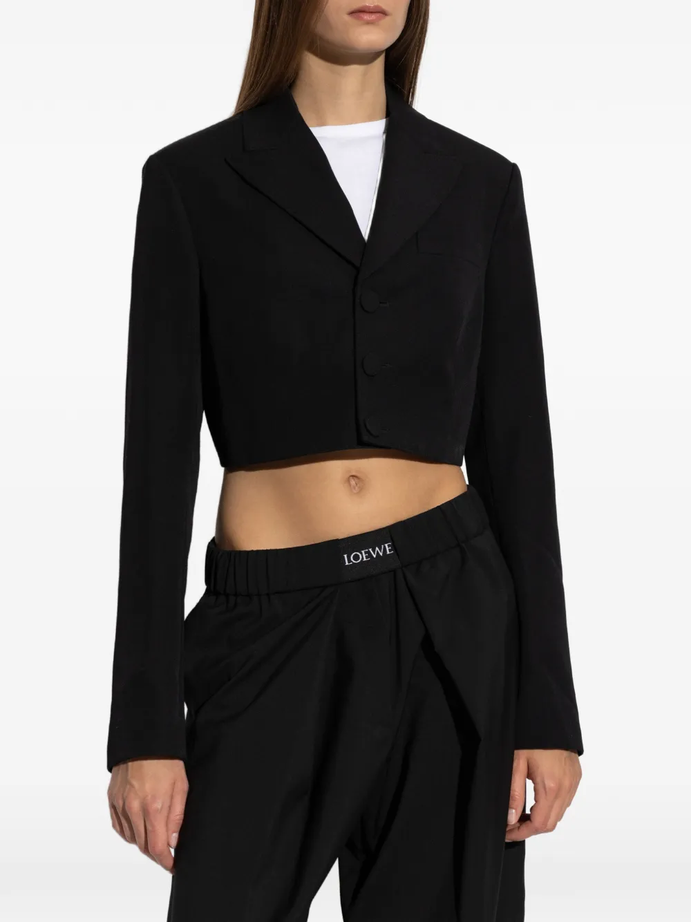 DSQUARED2 Cropped jack Zwart