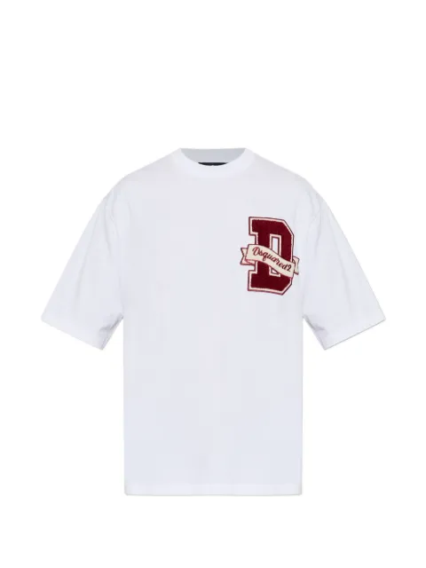 DSQUARED2 logo-patch T-shirt