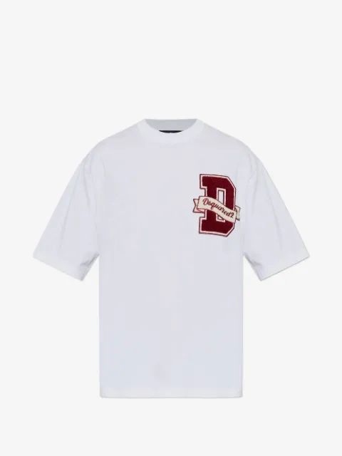 DSQUARED2 logo-patch T-shirt