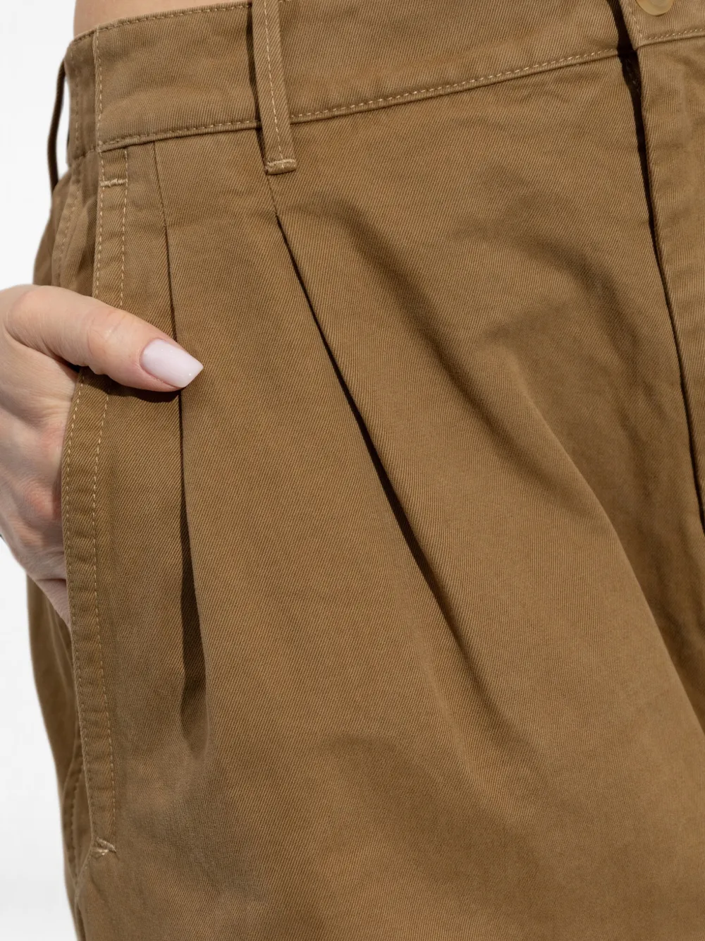 Jil Sander Straight plooibroek Bruin
