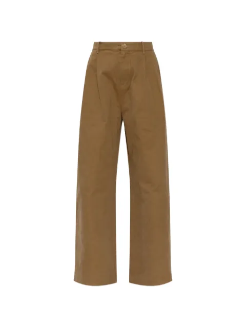 Jil Sander pantalones de algodón con pinzas