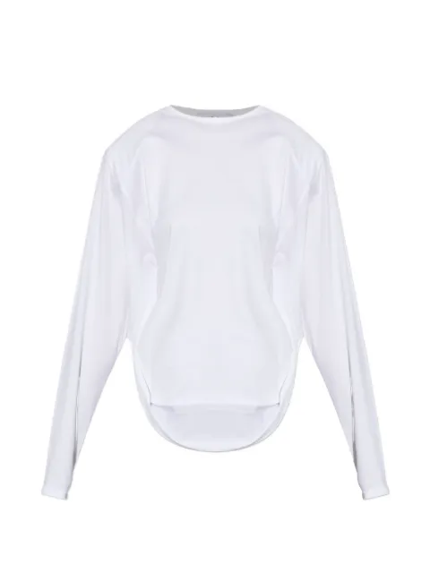 IRO Arum ruffled long-sleeve T-shirt