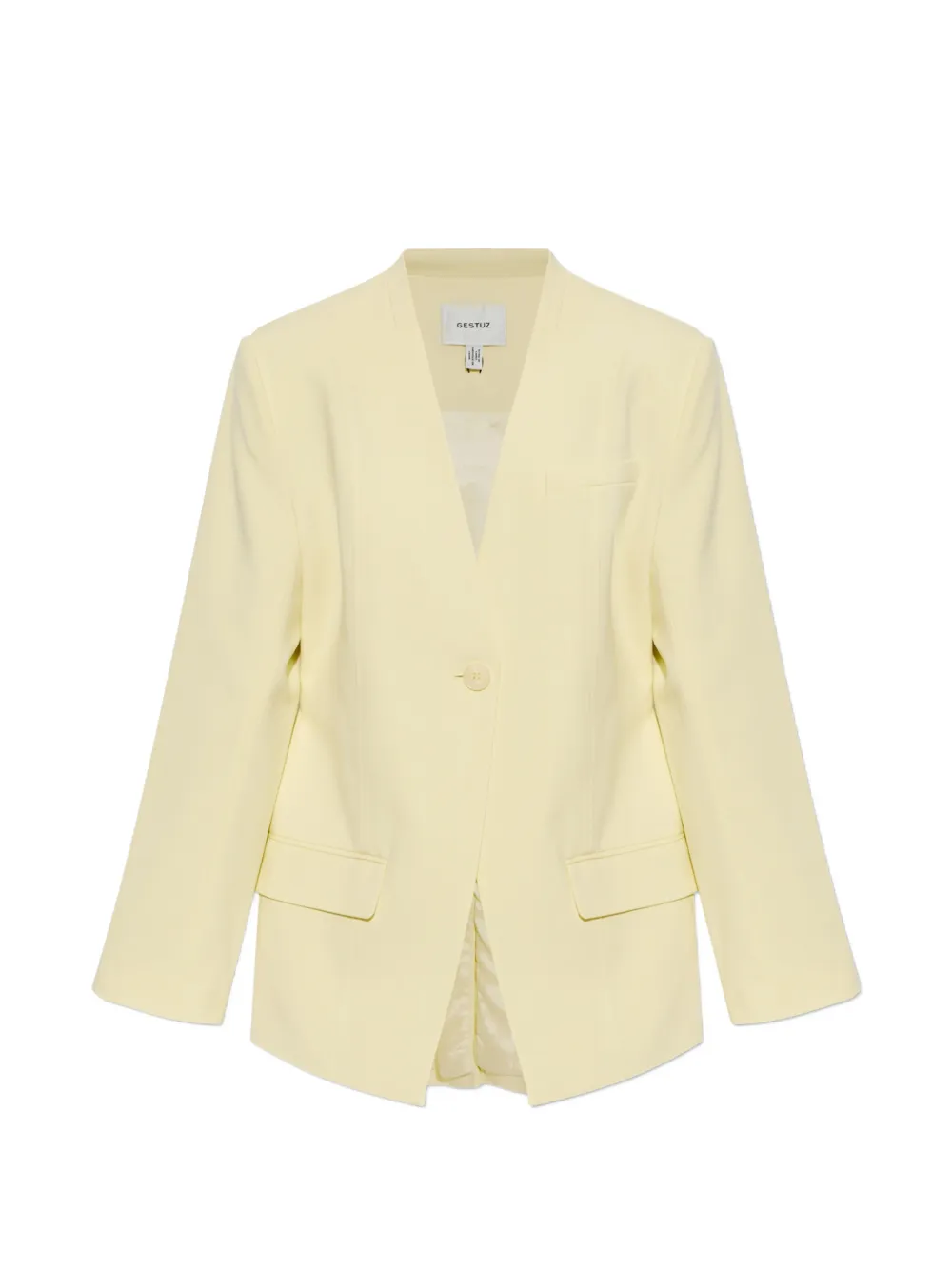 Gestuz Gzcia single-breasted blazer - Giallo