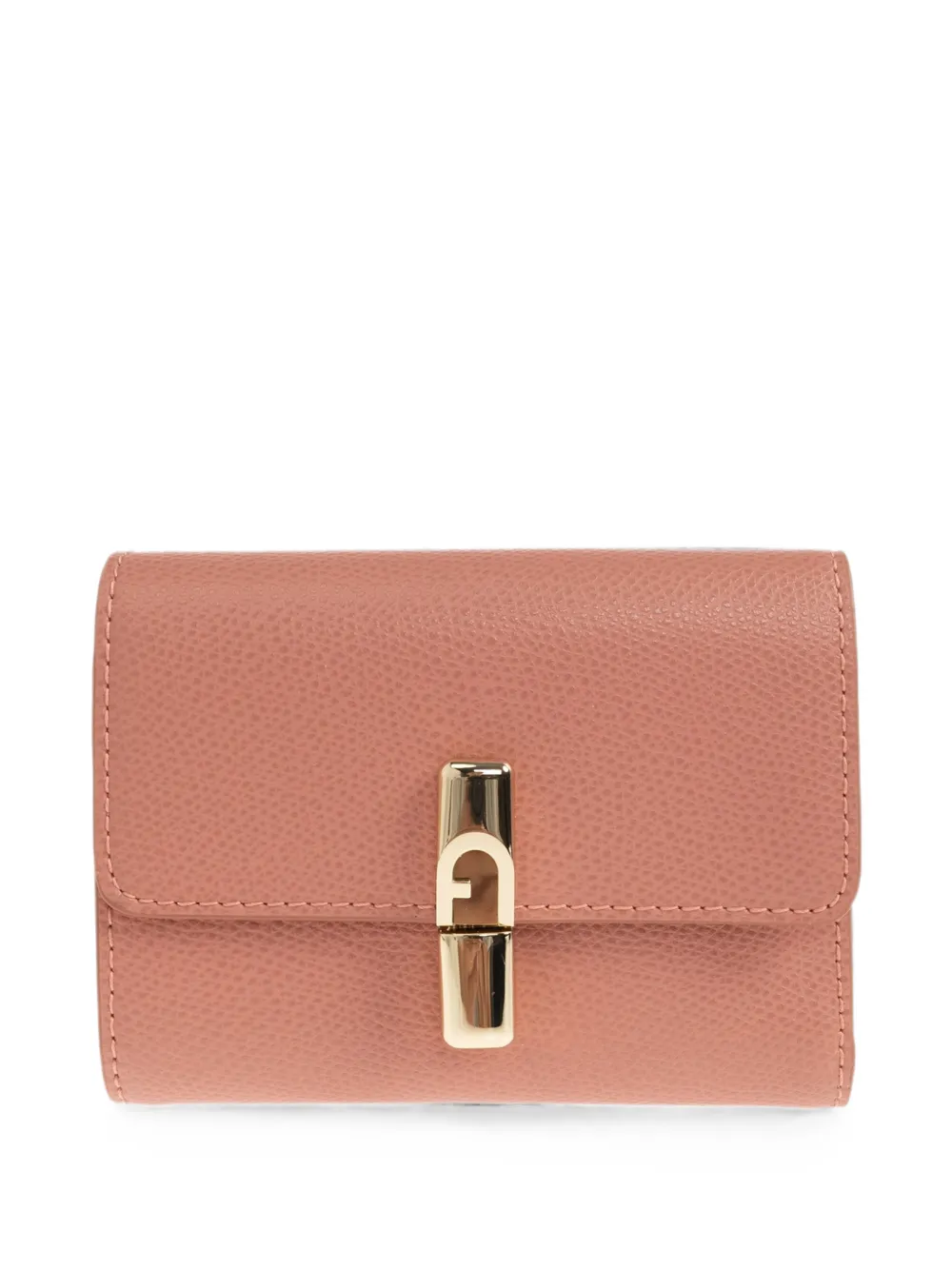 Furla Portafoglio Iride in pelle con applicazione logo - Rosa