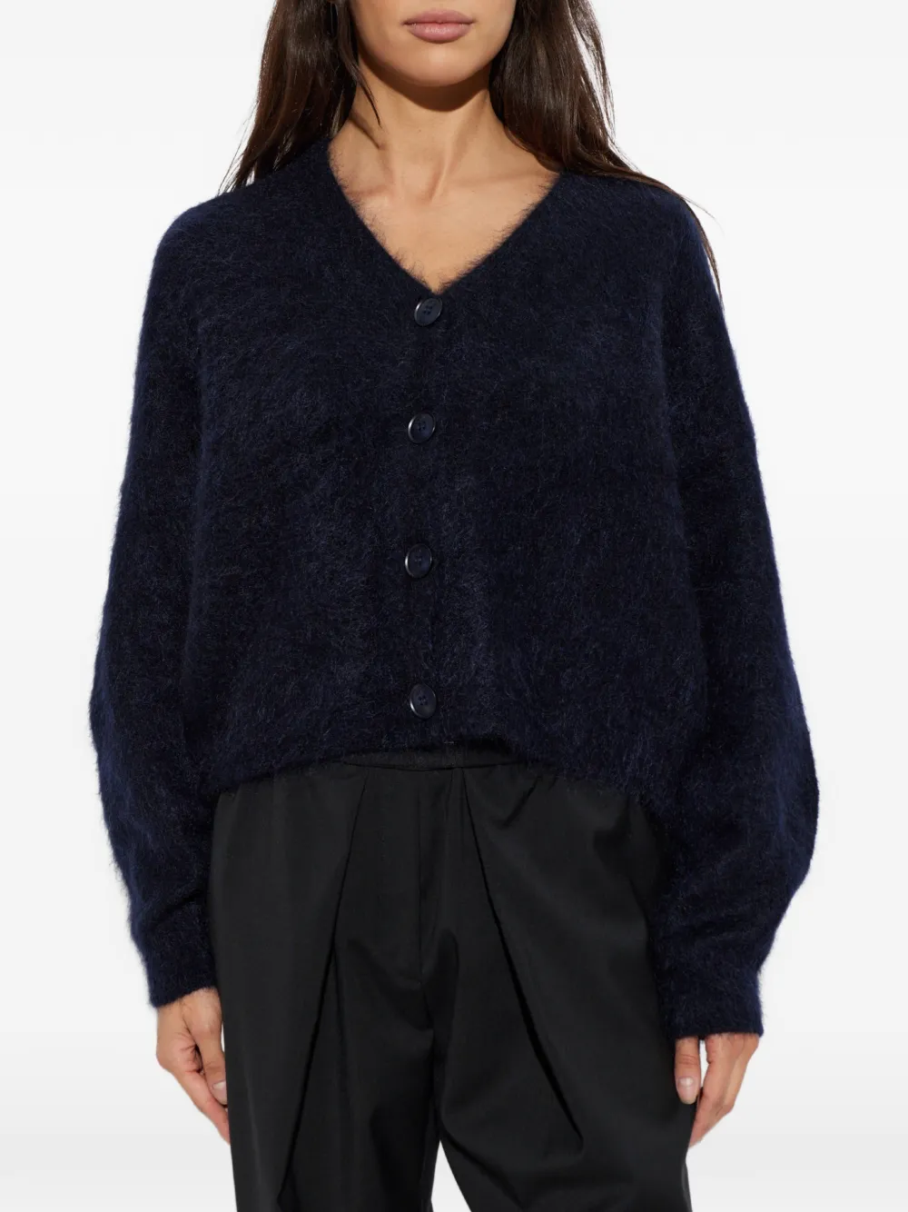 Gestuz Gzdebbie vest met V-hals Blauw