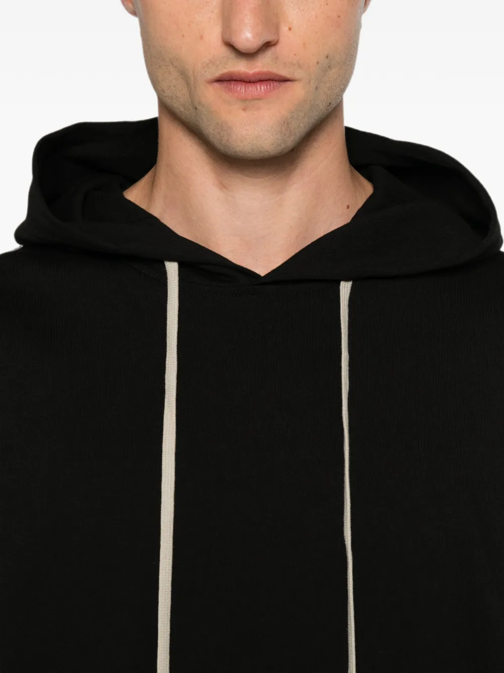 Rick Owens Hun hoodie met trekkoord Zwart