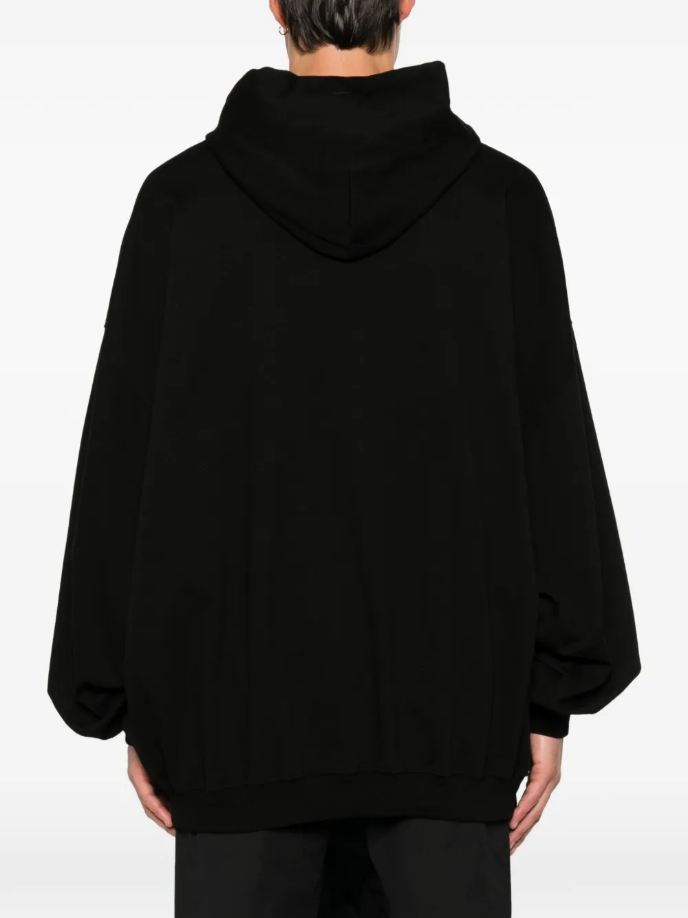 Rick Owens Hun hoodie met trekkoord Zwart