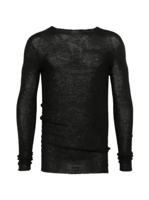 Comme Des Garçons Homme Plus ケーブルニット セーター | ブラック